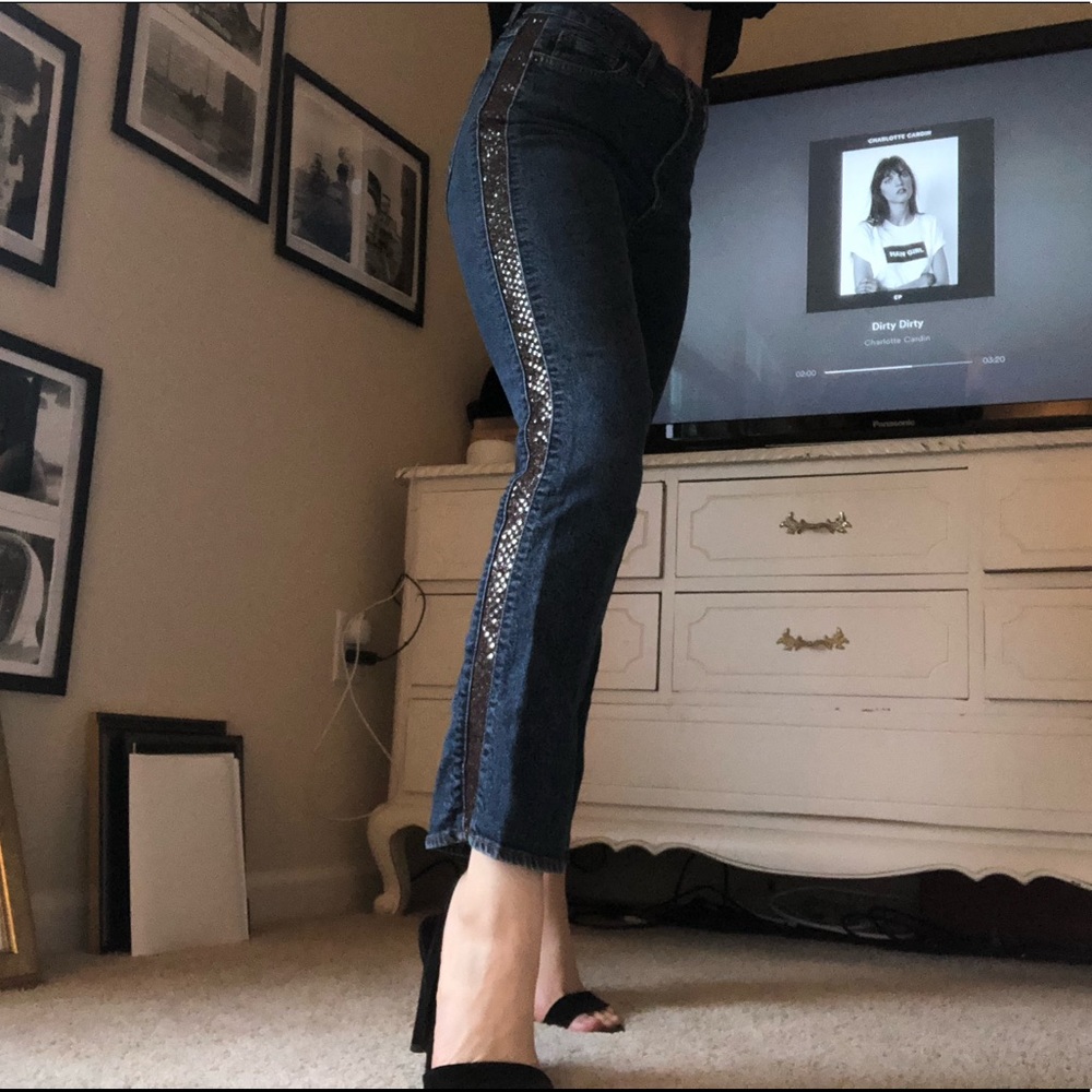 Dark Wash Boot Cut Just Cavalli 29 Jeans - Picture 2 of 8